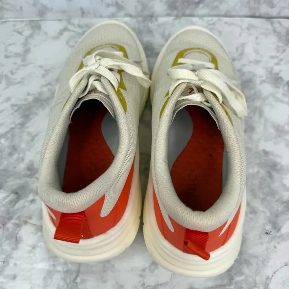 VIONIC Women’s Sz 8.5 Walk Max Sneaker Cream/Tangerine Tango Comfortable Mesh